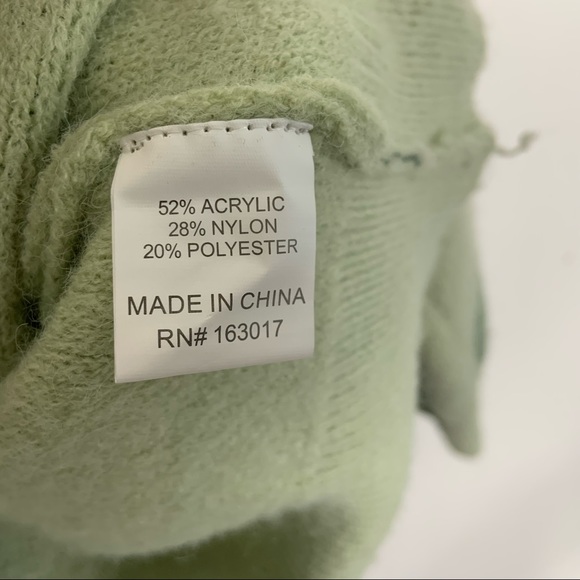 Princess Polly Womens Katie Oversized Sweater Sz S/M Green Crew Neck - Picture 8 of 9